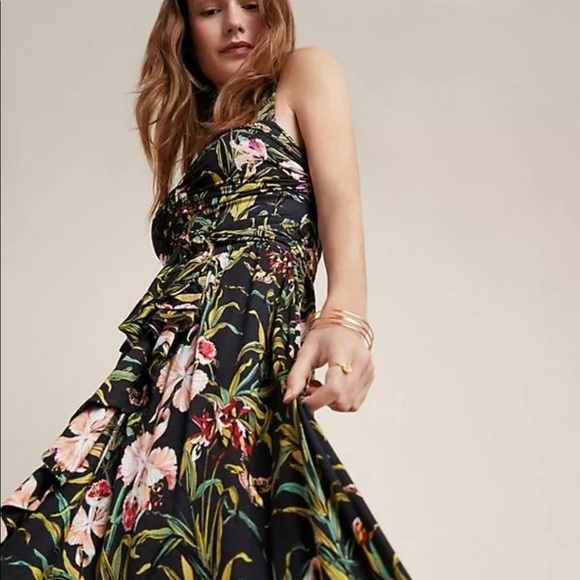 Anthropologie Dresses & Skirts - Anthropologie Gabriela ruffle maxi dress med new